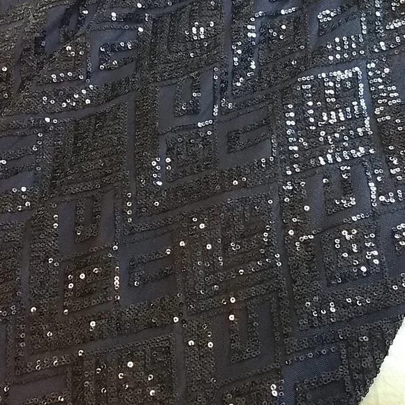 Vince Camuto Navy Blue Sequin Dress (Perfect cocktail attire) - Picture 12 of 13